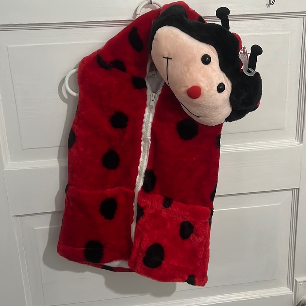 Fur Ladybug Vest